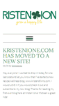 Mobile Screenshot of kristenione.com